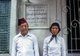 Burma / Myanmar: Imam and wife, Panthay Mosque, Rangoon (c. 1980)